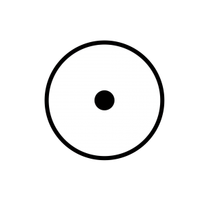 DECAL 556-110-510-Single-Circle-Aiming-Mark